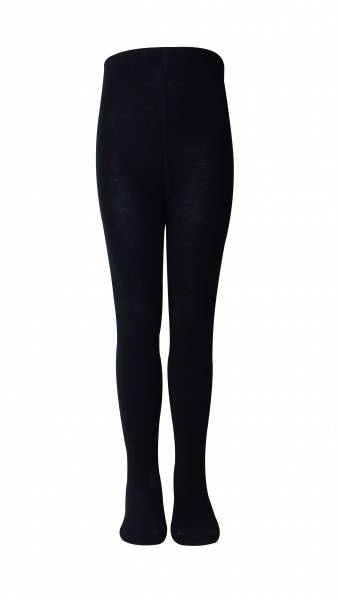 Melton strømpebukse classic wool/cotton black
