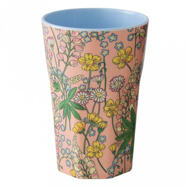 Rice, kopp lupin print coral