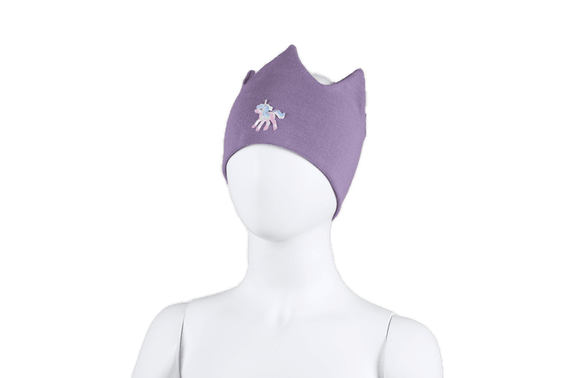 Kivat,  lavendel kronepannebånd med enhjørning