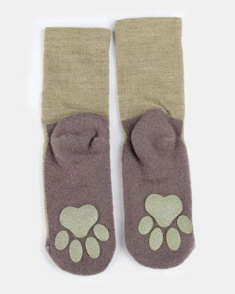 Kattnakken ullsokker antiskli mose