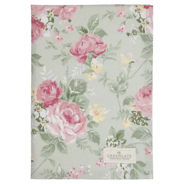 GreenGate, kjøkkenhåndkle Josephine pale mint
