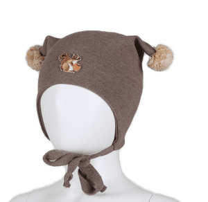 Hovedbilde Kivat, brunmelert bomullslue ...