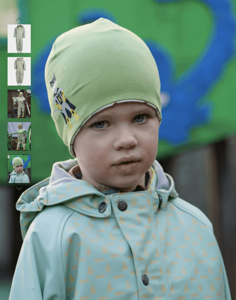 Kattnakken , Hel&aring;rsregndress s&oslash;le, Jane Pistasj